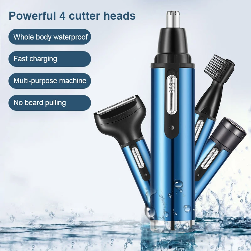 All In One Home Use Hair Removal Device Electric Razor For Men Electric Hair Trimmer Ear Beard Eyebrow Face Shaver