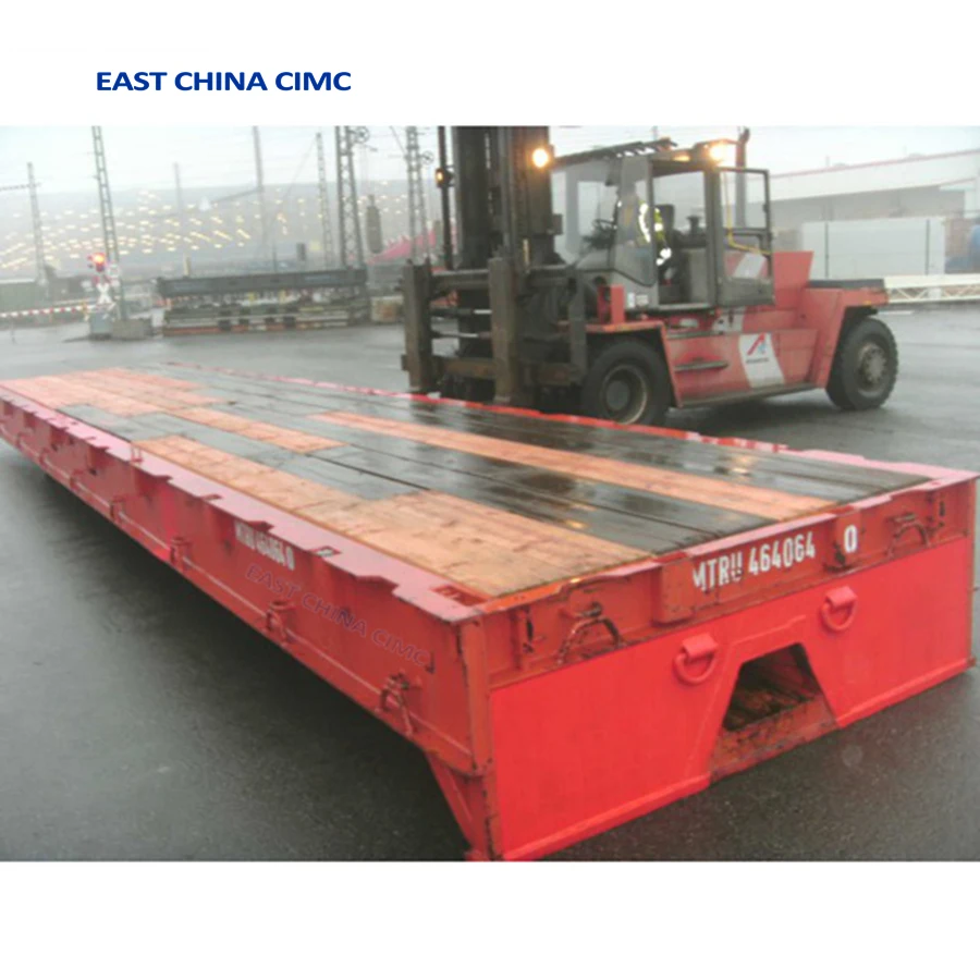 20FT 40FT 20-80Tons MAFI Truck Trailer With Wooden Floor For Hot Sale