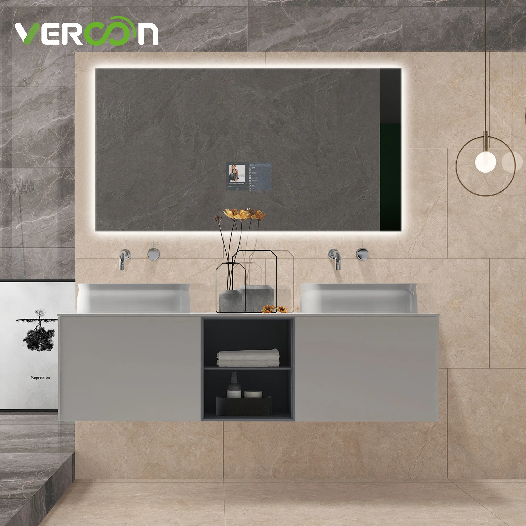 Vercon 2024 developed touch screen Sell well High cost performance smart mirror smart mirror magic intelligent mirrors with wifi