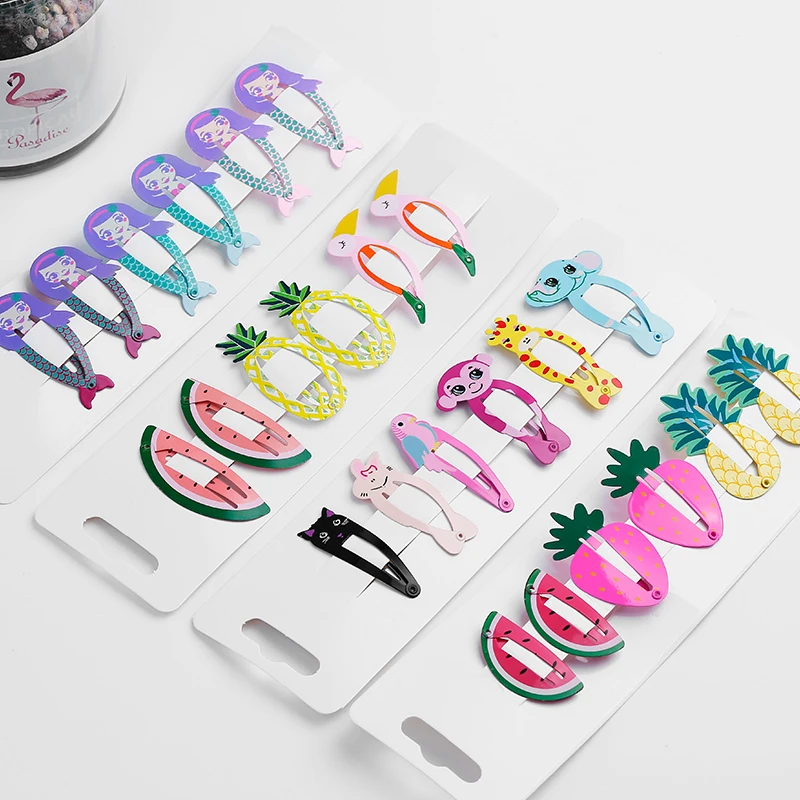 Wholesale fruit shape hairgrips baby barrettes kids hair clips for Girls hair Accessories kids hair accessories clips bow