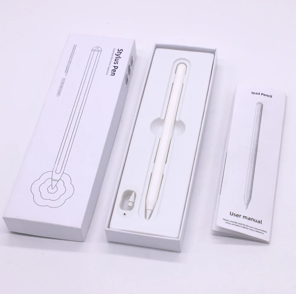 2023 new pencil custom logo pen 2 generation 1:1 stylus tilt function magnetic pen for apple ipad series 2018-2022 tablet pen