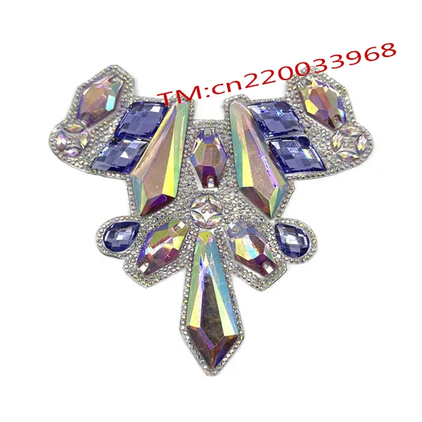 hot sale colorful decorative bikini craft carnival crystal stone chain Silver AB resin rhinestone adhesive trim hot-fix