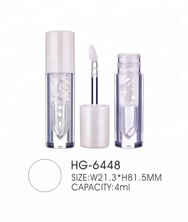 
ODM Luxury empty gold cupcake lip gloss container case 