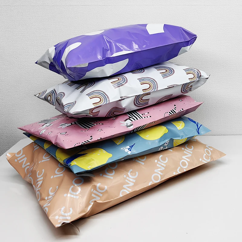 Customized Poly Paper Bio Degradable Mailing Bags Envelope Shipping Mailer Plastic Courier Bag