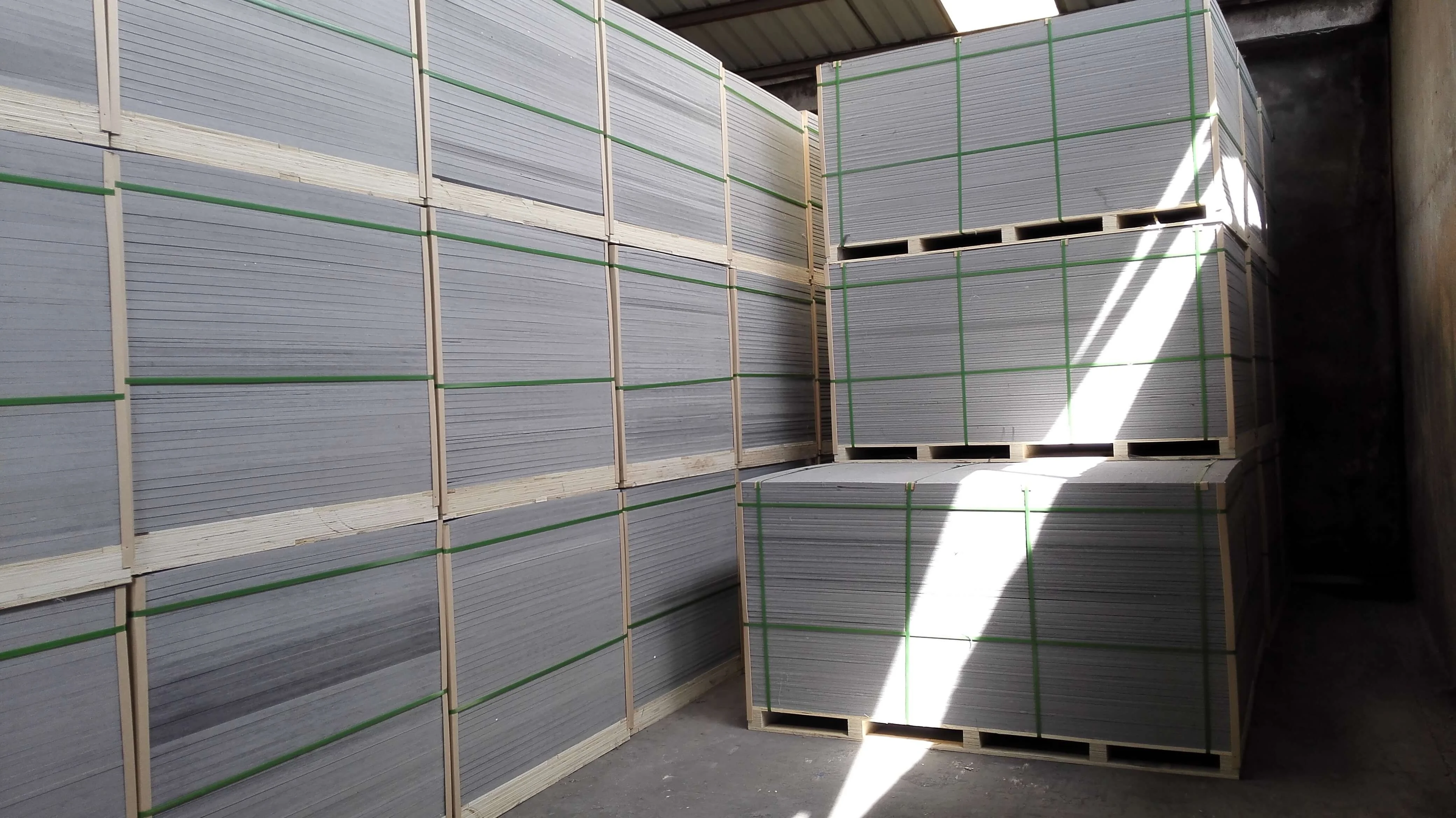 6mm Fireproof Building Material Grey MGO Cement Glass Magnesium Oxide Board