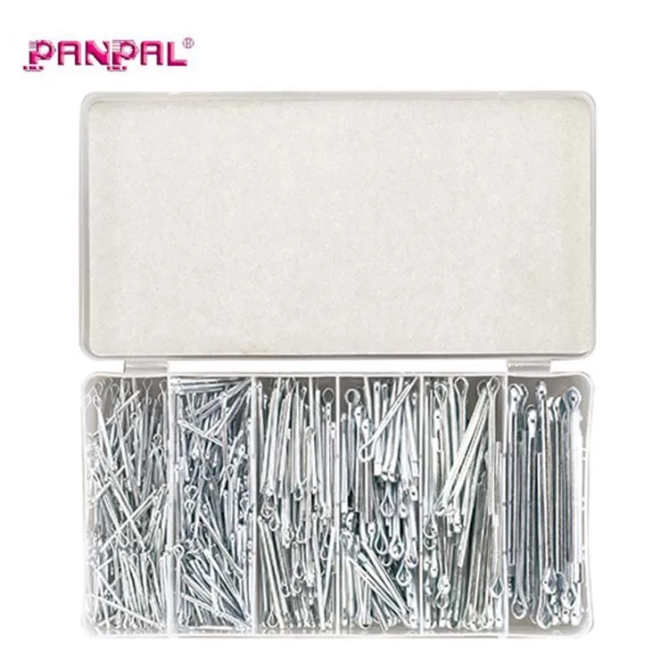 555PCS Steel Split-pins Spring Cotter Pin Assorted with PP Box