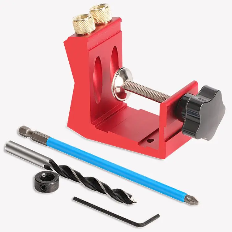 MRY Power Tools Woodworking Drilling Locator Tool Kit Pocket Hole Jig Agujero De Bolsillo Position Locator