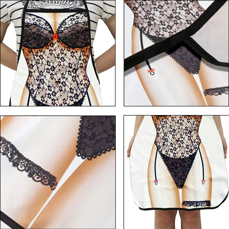 YASEN Hot Selling 2022 Sexy Lace Women Apron China Manufacturer Custom Design Waterproof Oil Proof Funny Aprons
