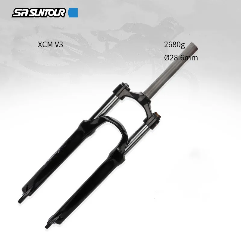 Высококачественная Велосипедная вилка SUNTOUR OEM 26/27 5/29 дюйма гидравлическая компрессионная подвесная для горного велосипеда