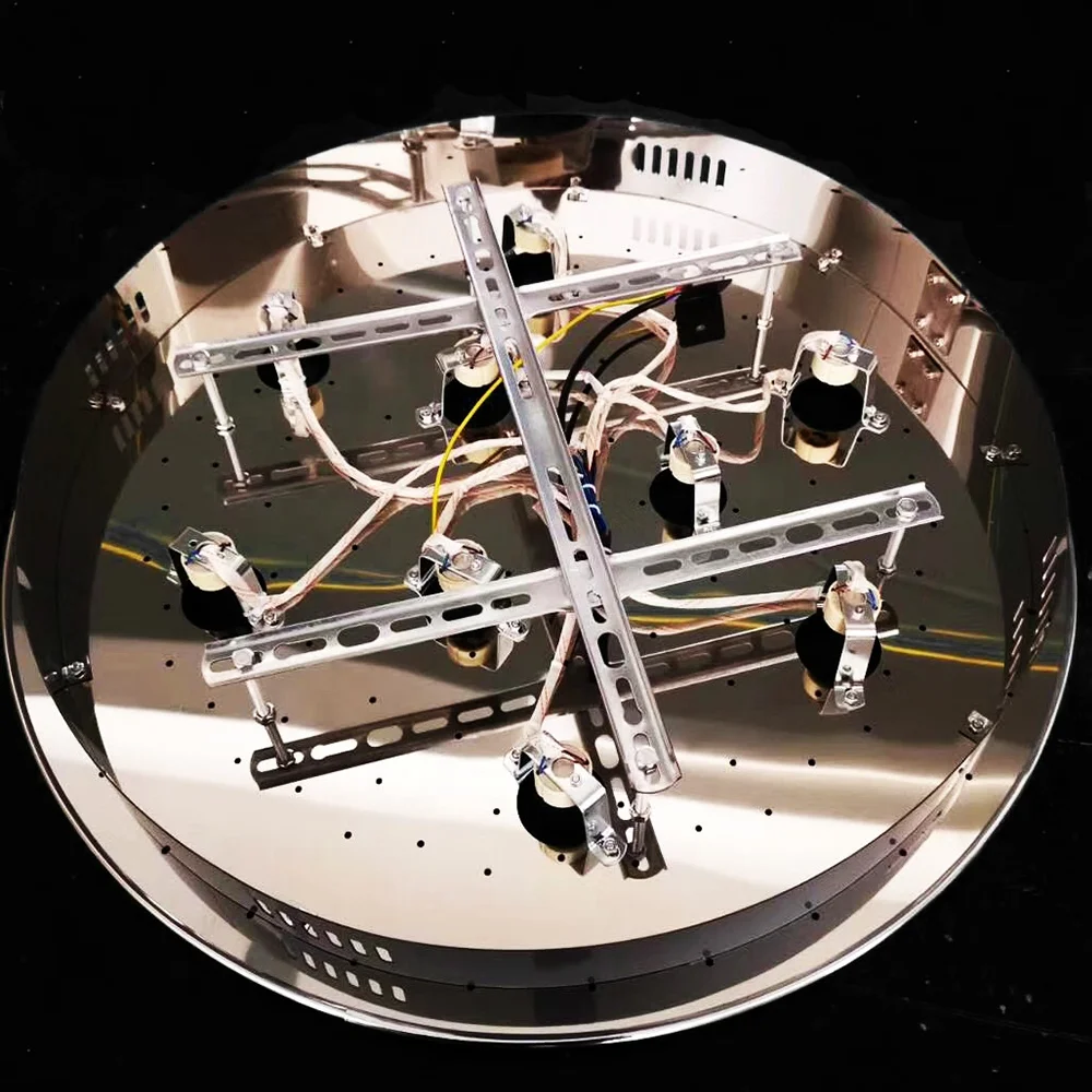 
spiral modern crystal chandelier for stair stairs staircase stairwell lving room lobby hall elegant lighting fixture long lamp 