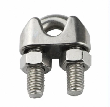 Premium Quality Malleable Casting Polished Electrical Rigging Cable Grip Clamp Din741 Wire Rope Clip For Heavy Industry