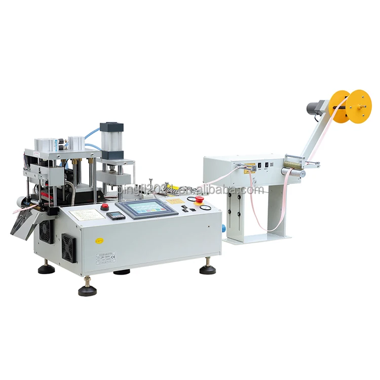 PFL-890KN High Quality Long Service Lift Automatic Multifunctional Polyester Webbing Ribbon Punching Cutting Machine