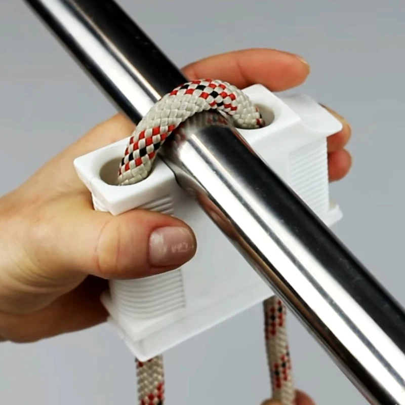 Белый АБС-пластик, морской брызговик, шаровой держатель для защиты от столкновений, фиксированный кабель, регулирующая вешалка для кабеля, регулятор, аксессуары для яхты