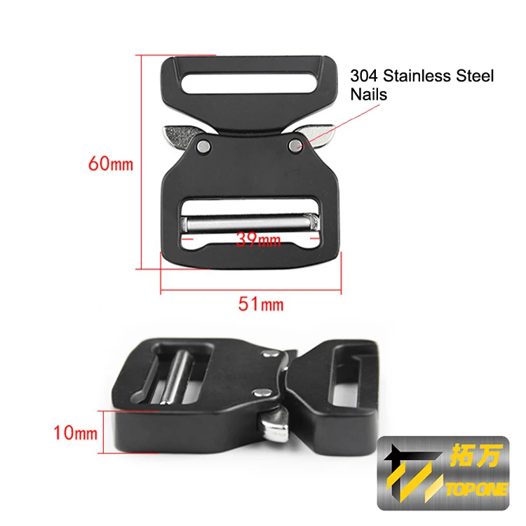 High Quality Metal Bags Shoe Accessories Quick Release Buckle Dog Collar Buckle