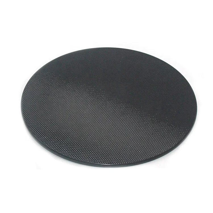 Round Black Tempered Glass Factory Wholesale 4mm 5mm 6mm 8mm 10mm Ceramic Printed Glass