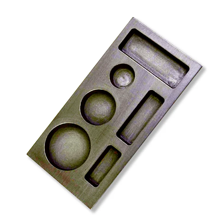 High Purity High Quality Graphite Ingot Mold 12.5 Kg For Glass