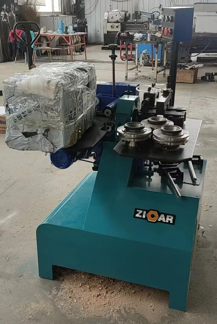 Factory price high efficiency and Multifunction single/double head woodworking round bar making machine