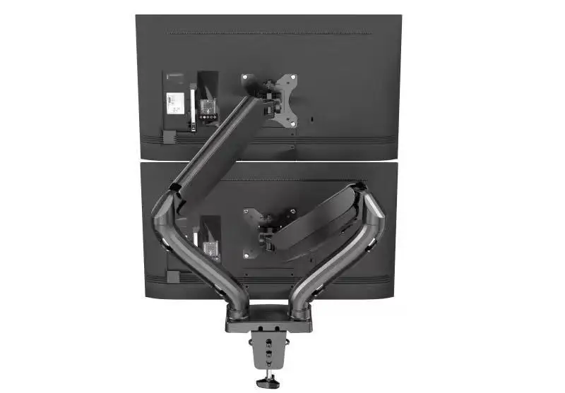 Dual Monitor Stand for 13 to 27 inch Screen ,Ergonomic  Fully Adjustable Monitor Stand for 2 Monitors