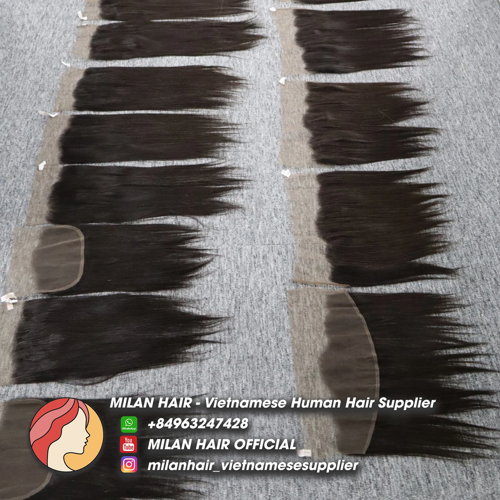 Hair Wigs Wholesale Vietnamese HD Full Lace Frontal Wigs Natural hair Straight Virgin Human hair