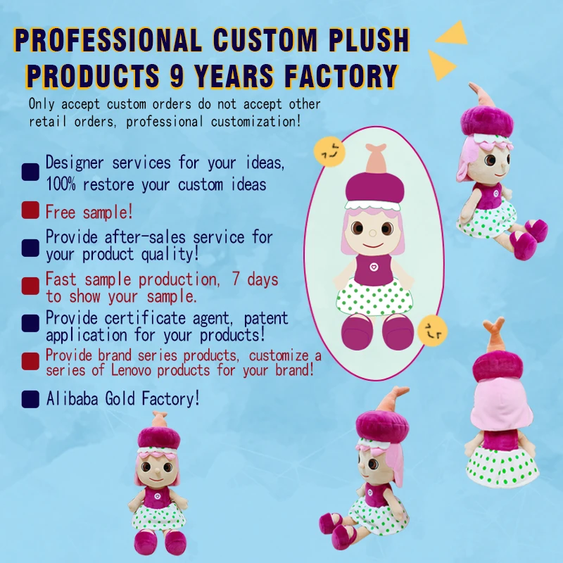 OEM/ODM Custom Small Size Cute Plush Toy Customization Figure Key Chain Pendant Kawaii Mini Plushies