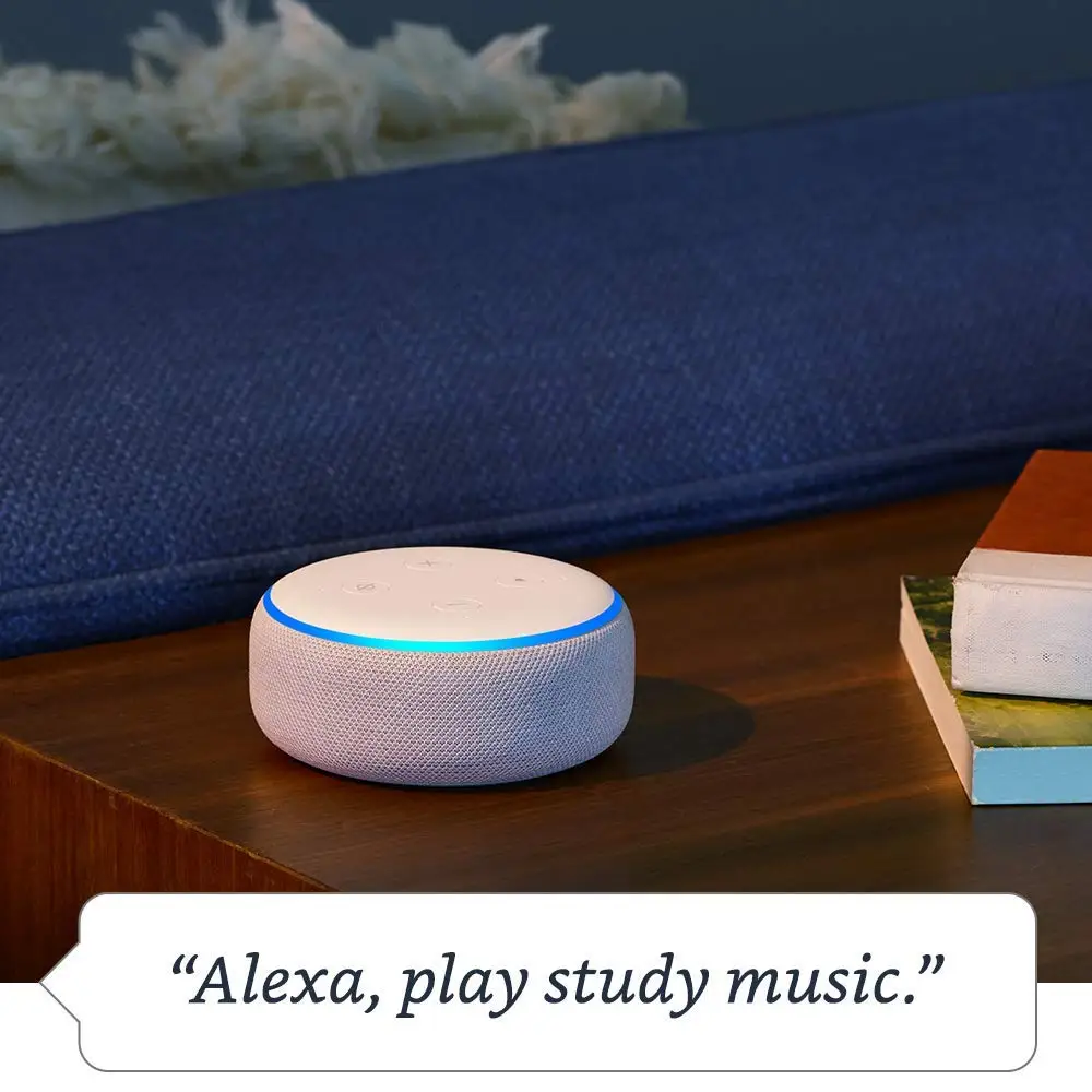 Amazon Echo Dot 3nd умный динамик домашний голосовой помощник третьего поколения Google Smart с голосовыми подсказками Alexa Home Mini