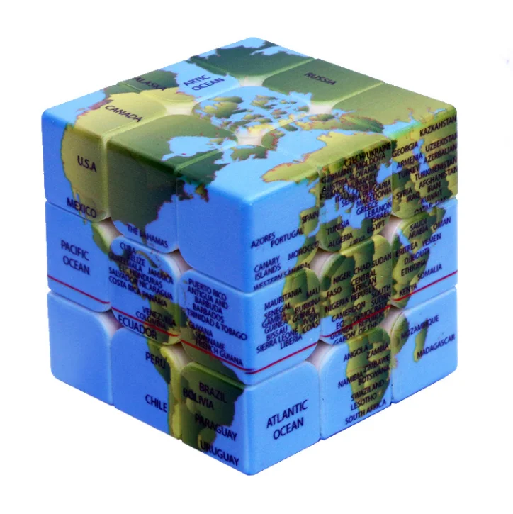 2022 Promotion gifts diy pictures PS/ABS material with magnetized customized magic puzzle Cube