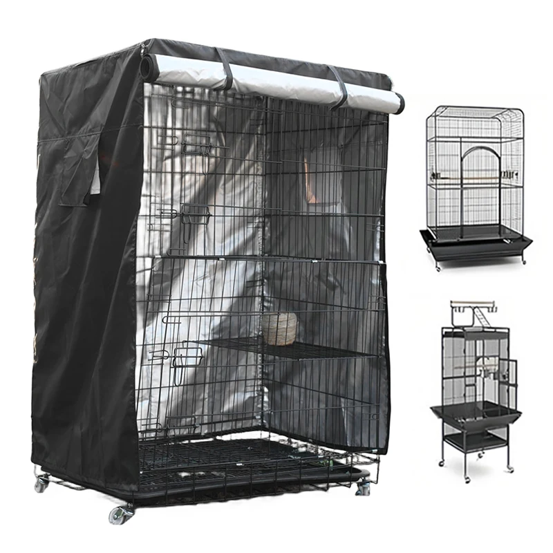 Factory Direct Custom  Birdcage Cover 420d Oxford cloth Universal Bird Cage Cover Good Night Blackout,Washable Parrot Cage Cover