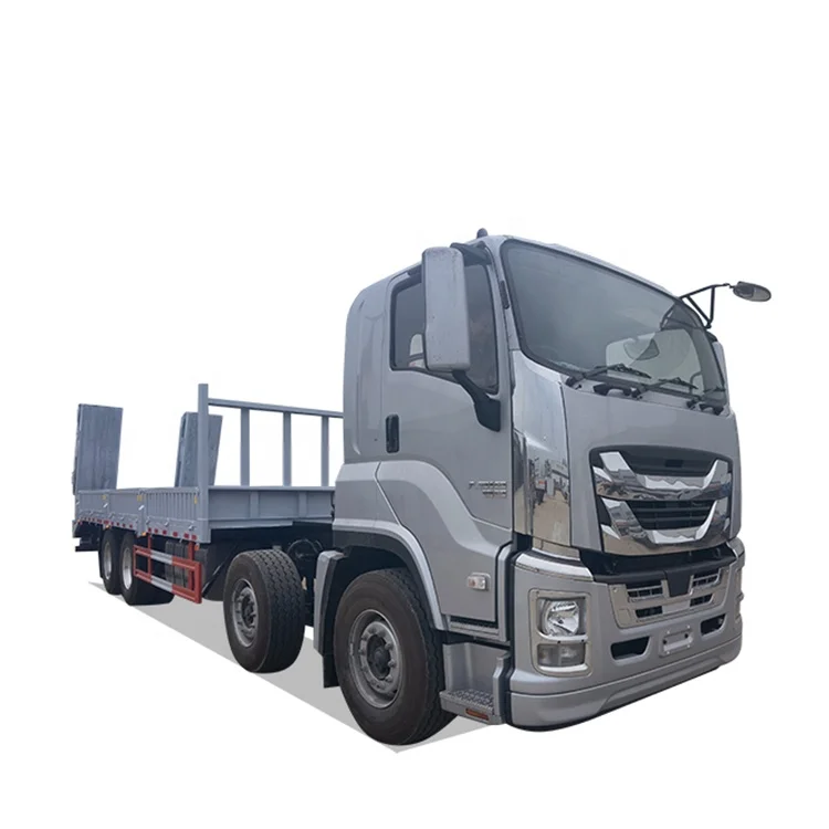 Япония ISUZU GIGA 8*4 LHD 12 колес Грузовые Краны транспортная Тяжелая машина с 6-тонным 8 тонным 10-тонным краном