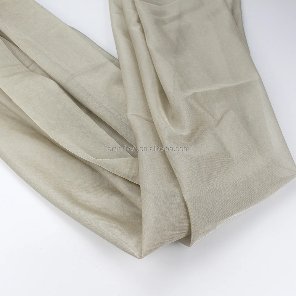 ESD EARTHING Silver Fiber Antibacterial RF Electromagnetic Shielding Fabric