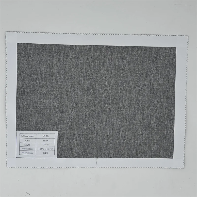 Olefin fabric for garden furniture with 5 years warranty