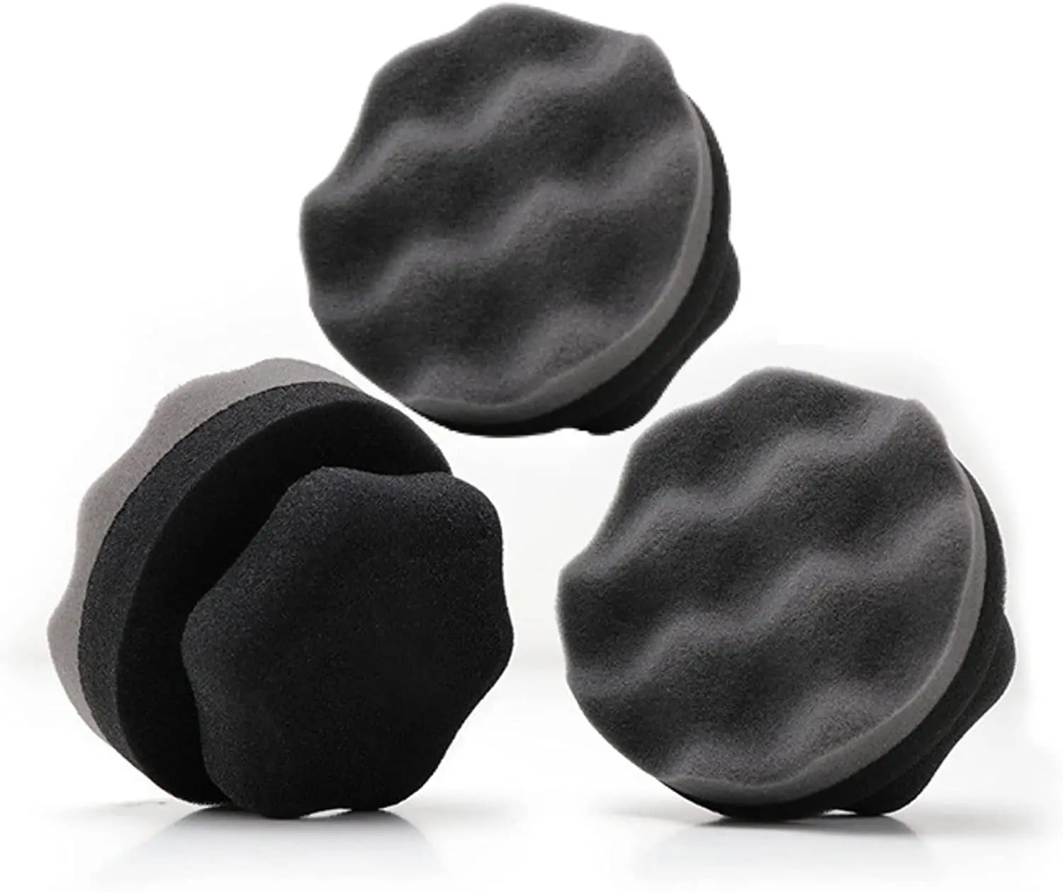 BONNO Professional Tire Shine Long Lasting Tire Applicator Car Cleaning Foam Auto Wheel Dressing Sponge for Applying Tire Shin