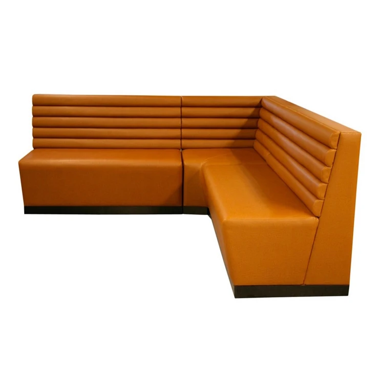 Современное нордическое сиденье L-образной формы для коммерческого использования, из искусственной кожи, для ресторана, кафетерия, кафе, дивана, мебельное Угловое сиденье