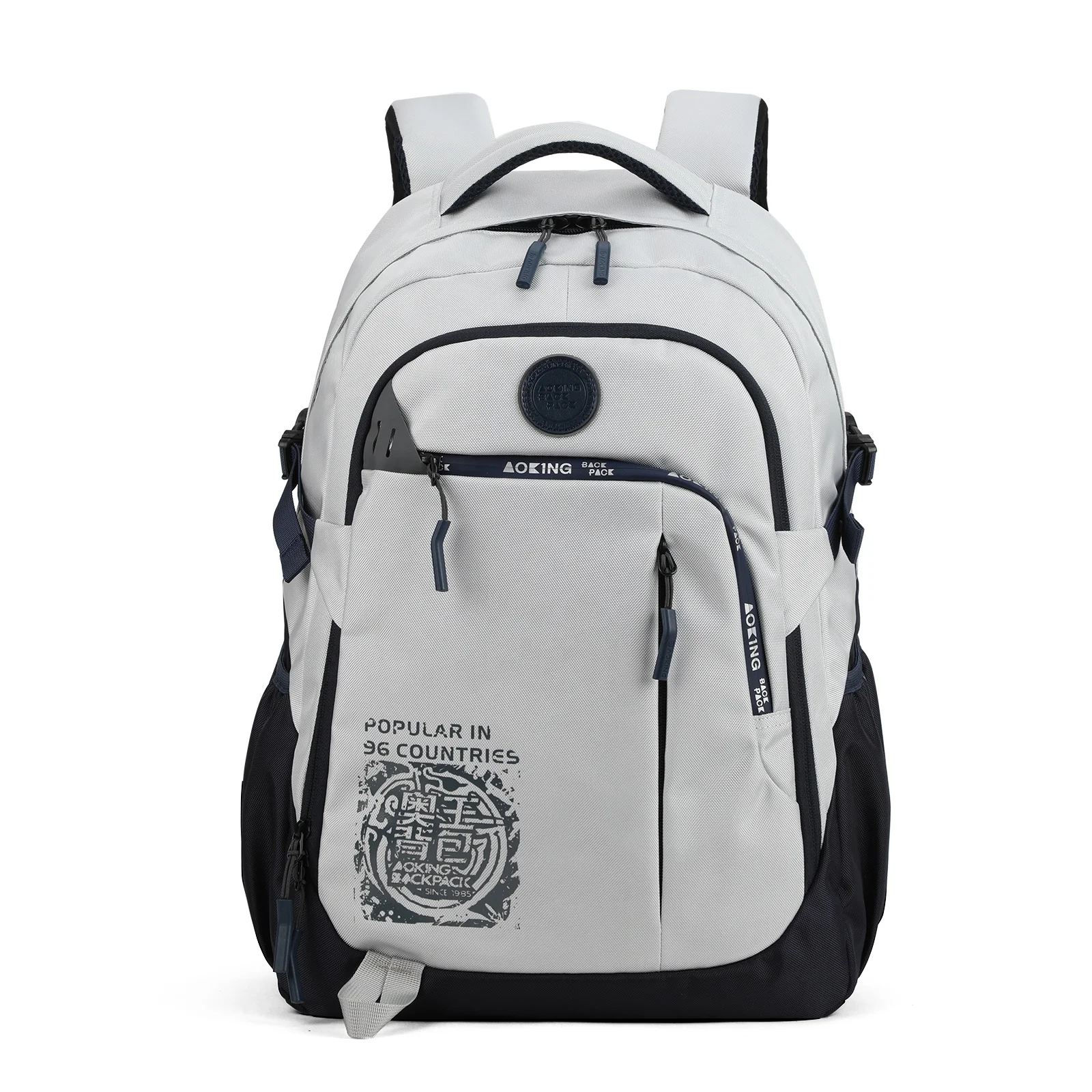 Big capacity polyester breathable unisex teen student waterproof bagpack laptop school bag backpack with weight reduction system