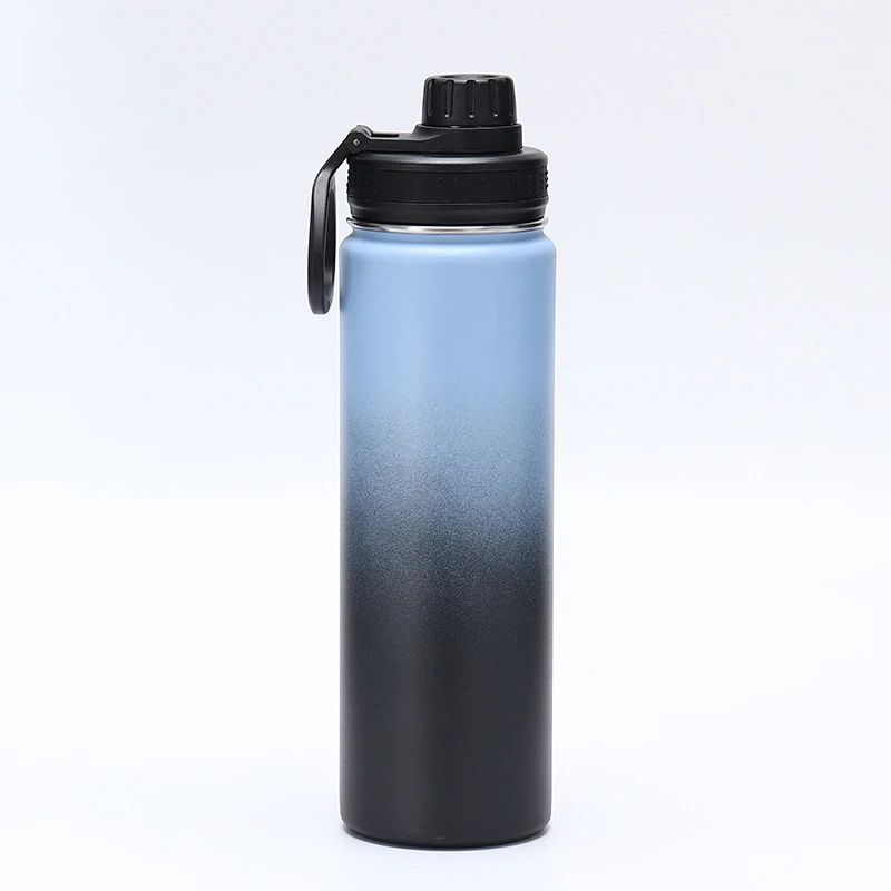 2023 New Design Wide Mouth Vacuum Water Bottle Flask Double Layer Water Bottle Stainless Steel Insulated Water Bottles