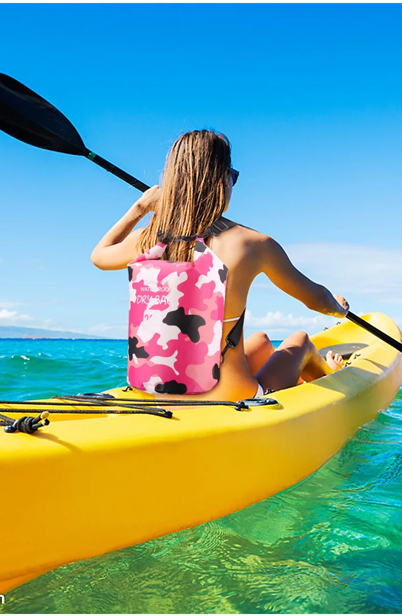 15L 20L 30L lightweight dry sack pvc backpack waterproof bag for sport swimming camping