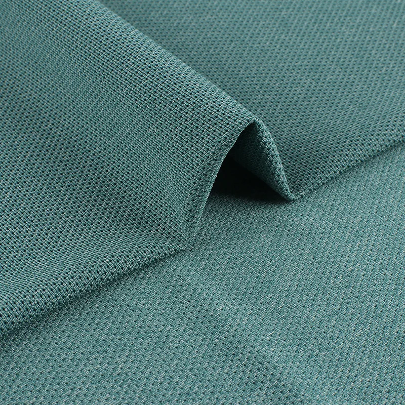 High Quality 100 Polyester Knitted Solid Color Sport T-shirt Mesh Fabric