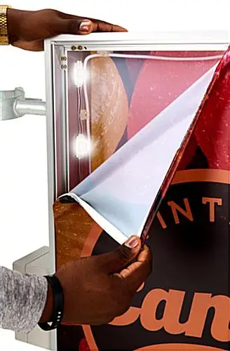 China Factory of Street Furniture Aluminum Frame Outdoor Waterproof Double Sided Advertising Lamp Light Pole Light Box