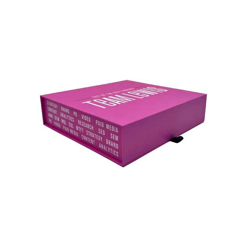 Promotional Customized Video Gifts Box with 5 Inch 7 10 Lcd Screen Book for Invitation