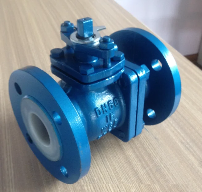 good price with good quality ANSI PFA/PTFE Full Lined Ball Valve for Acid Chemical Fluid