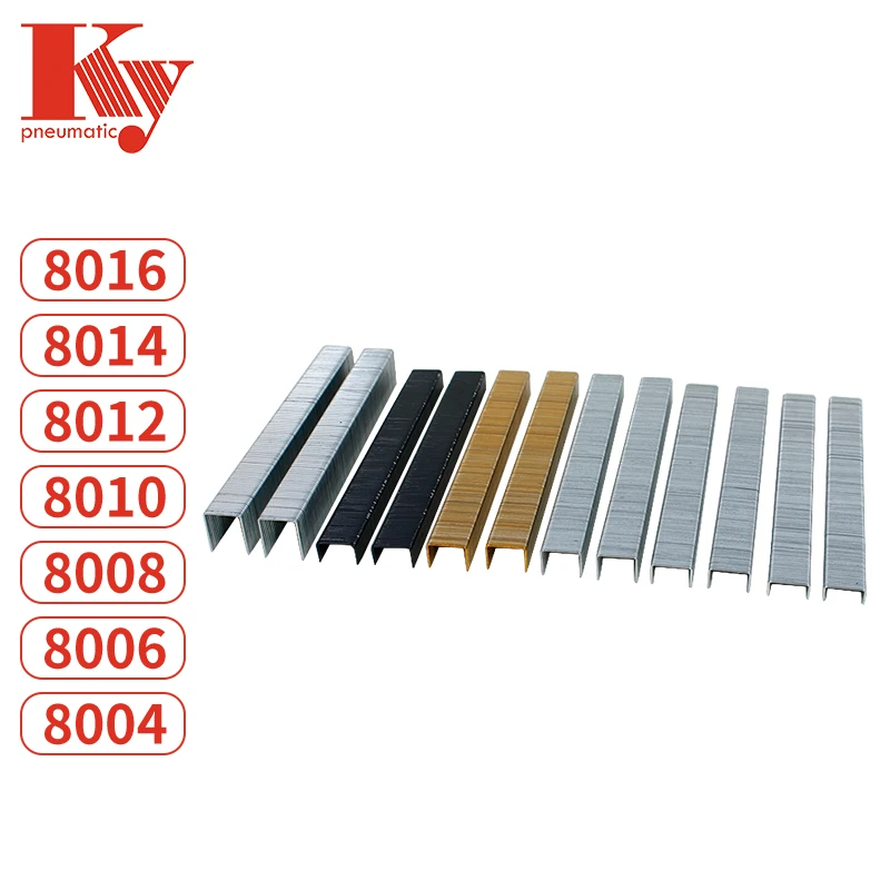 80 Series Staple Pin 8016 Pneumatic Grapas Air Gun Nail For Furniture Leather