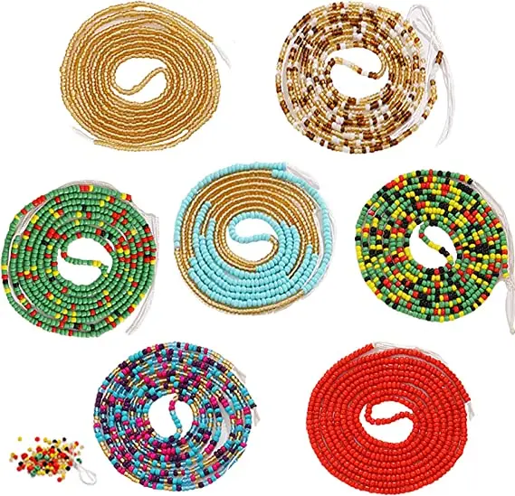 Бусины для живота потери веса не растягиваются размер плюс галстук на талии бусины женщин сделай сам регулируемая длина по индивидуальному заказу