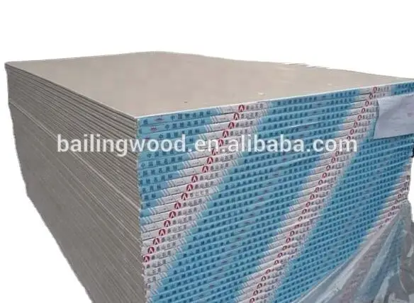 China Factory Wholesale Gypsum Board Wall Decoration plaster board standard Size