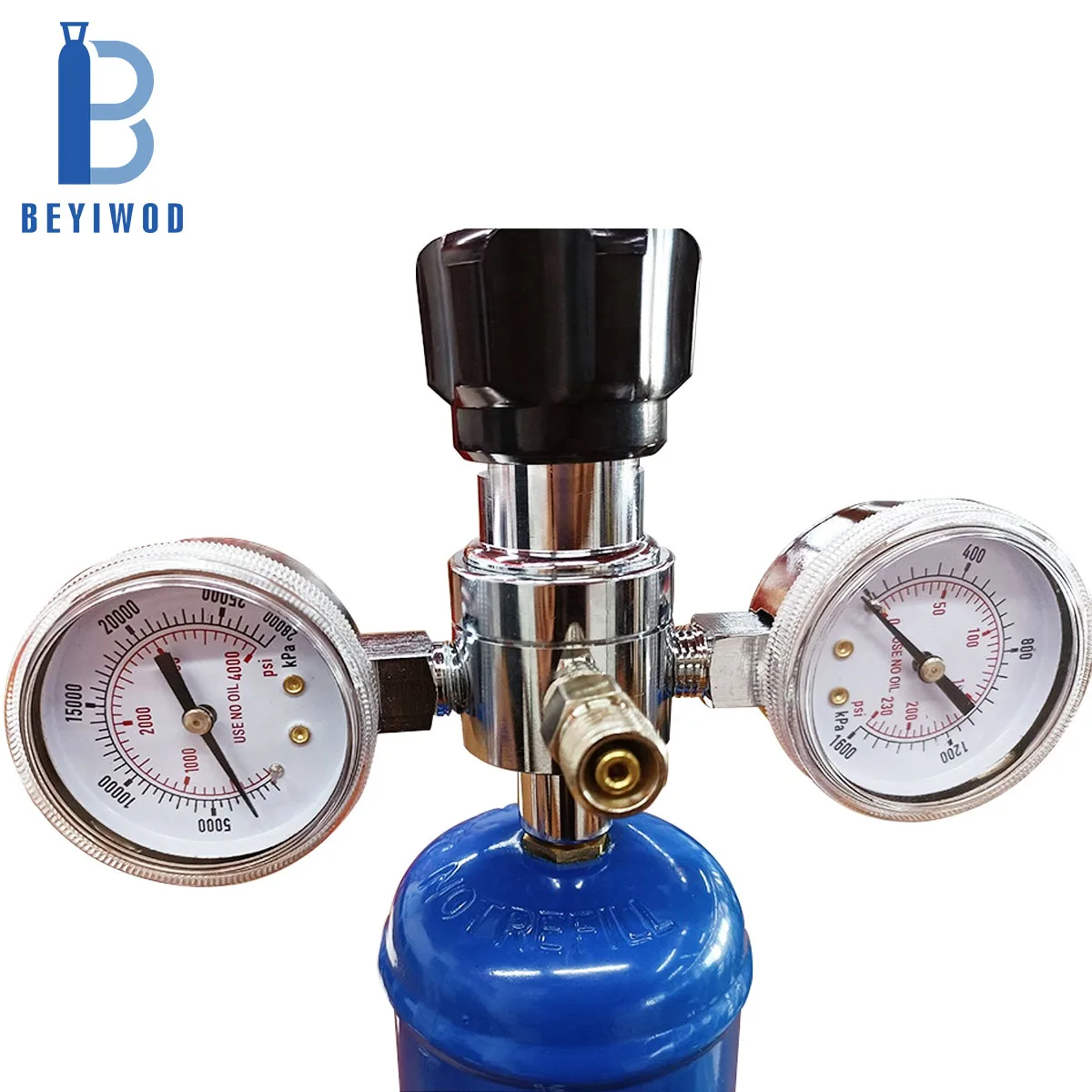 Disposable non-refillable whipped cream  0.95L CO2 Gas cylinder  for sale