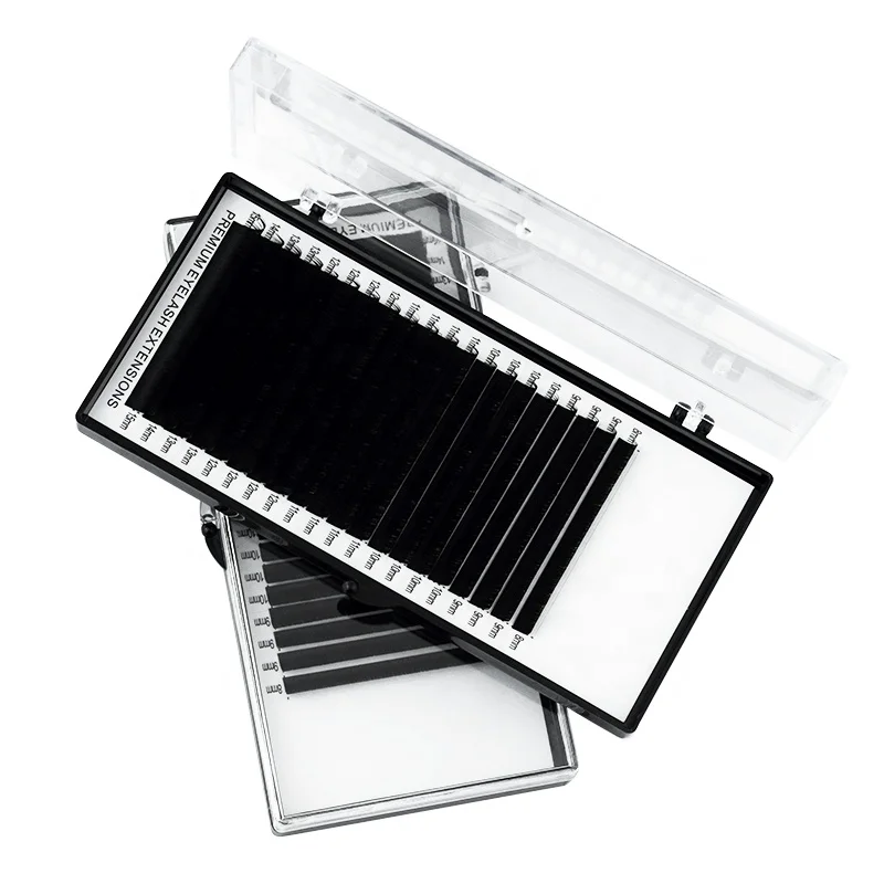 Lash 0.05 Mega Lashes Extensions Russian Silk Private Label Eyelashes Size  Volume Mink Eyelash Extension