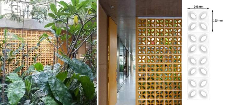 Togen Breeze Block Garden Decoration Wall Ceramic Tile