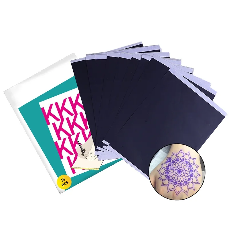 China Wholesale 100 Sheets/Box 15Sheets/Box Tattoo Supply Carbon Thermal Stencil Transfer Paper