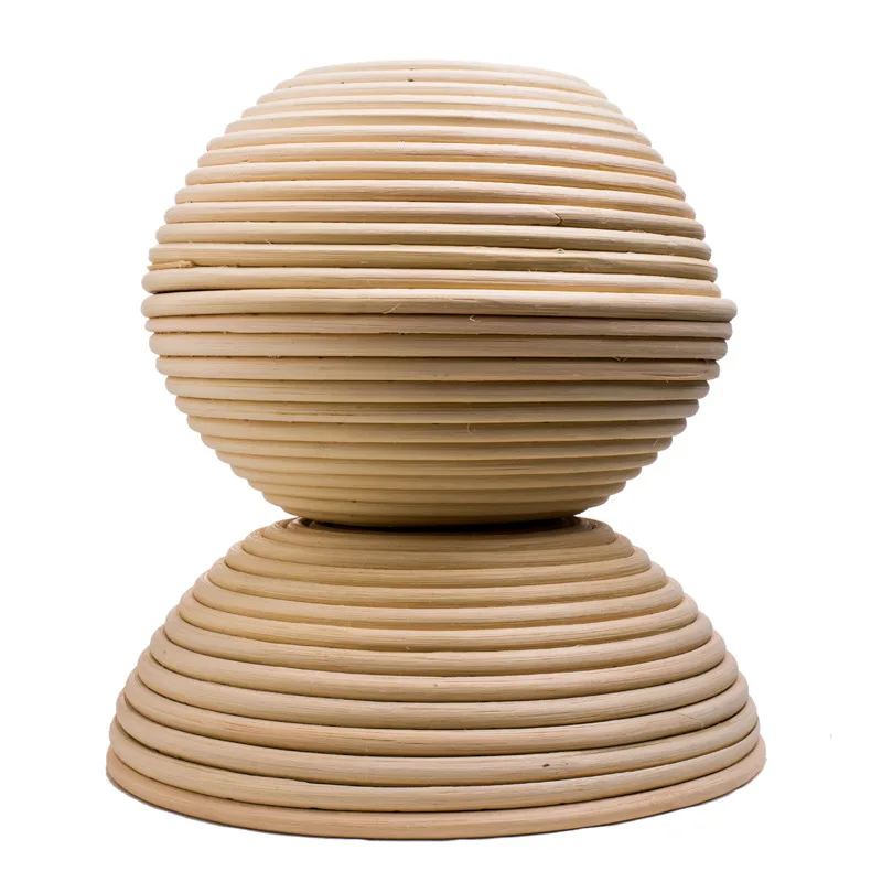 Oval 10 Inch Round 9 Inch Rattan Bread Proofing Basket Set Of 2 With Liner Bread Lame Scrape For Baking Tool Mould