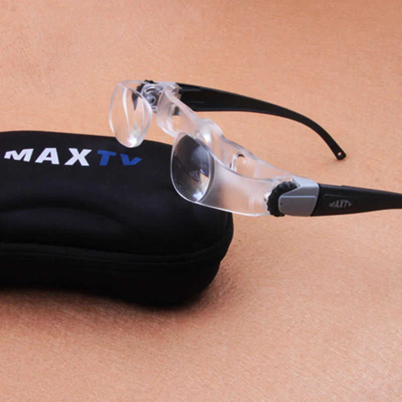 2.1X diopter -3 foldable 300 degrees presbyopic glasses TV magnifying glass