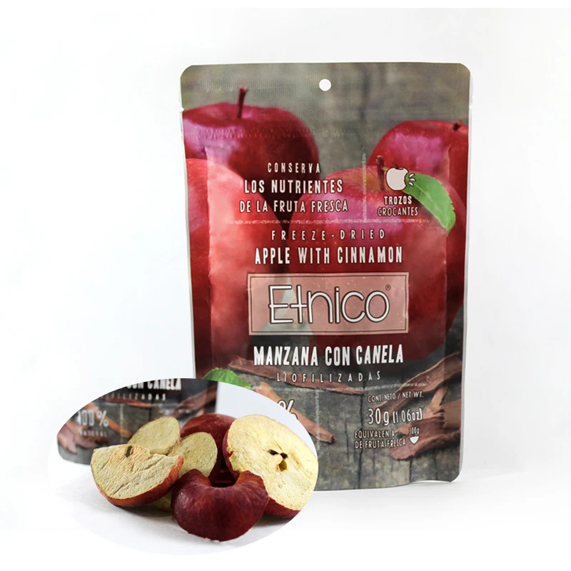 Natural Freeze Dried Fruits Sliced Non-GMO Healthy Snacks Dry Apple Dried Fruits Banana With Cinnamon for Sale