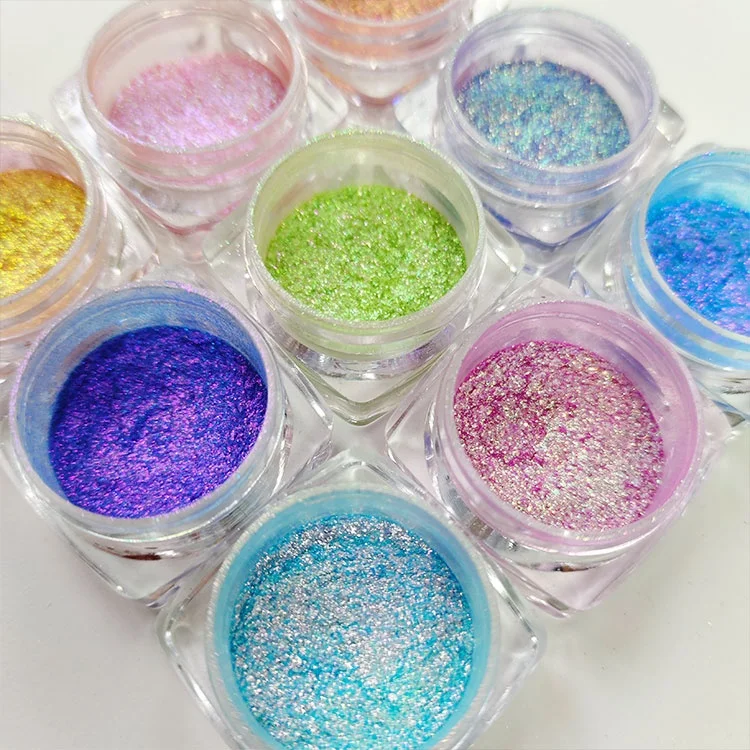Brand Mcess FREE SAMPLES chameleon aurora digital printing ink screen printing pigments powder paint for fishing lures
